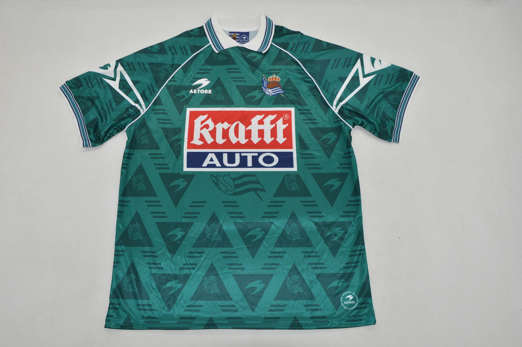 AAA Quality Real Sociedad 95/96 Away Green Soccer Jersey